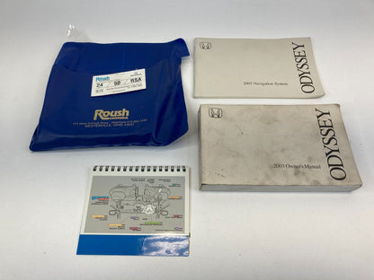 2003 03 Honda Odyssey Owners Manual Consumer Info Warranty Book w/ Case OEM