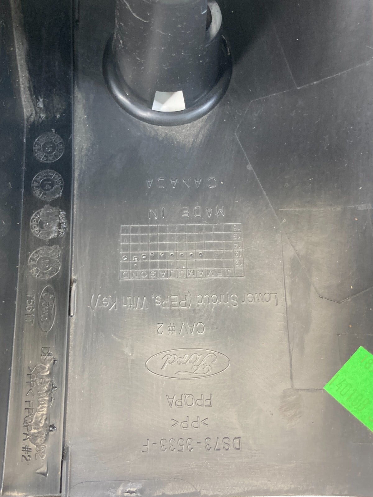 2013-2020 Ford Fusion Steering Column Upper & Lower Cover Trim DS73-3533-F