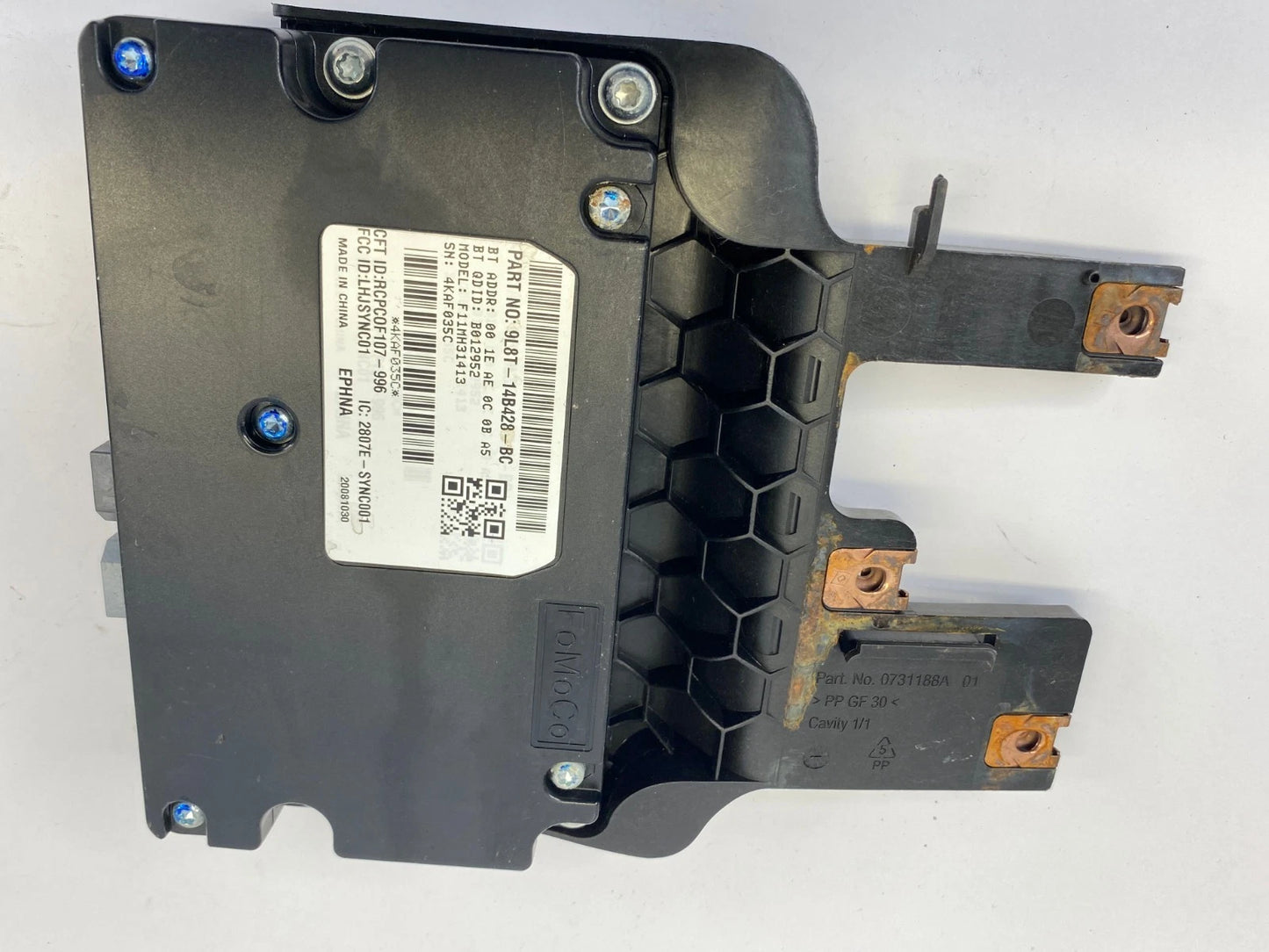 2009 FORD ESCAPE BLUETOOTH SYNC TELECOMS MODULE FRONT OEM FACTORY 9L8T-14B428-BC