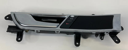 06-11 AUDI A6 FRONT LEFT DRIVER SIDE INNER DOOR HANDLE W/TWEETER 4F0-837-019-C