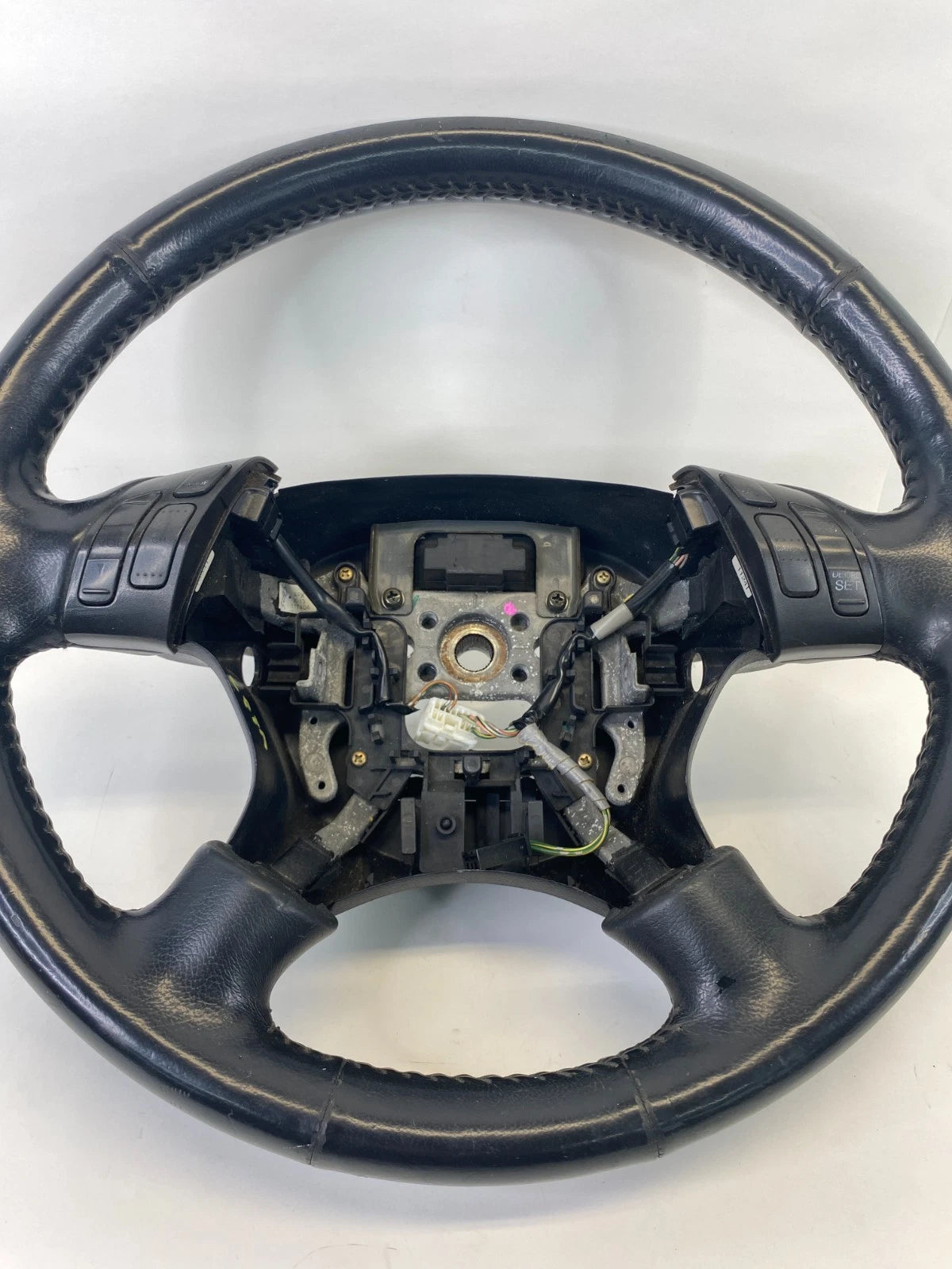 2003-2007 HONDA ACCORD STEERING WHEEL W/ CRUISE AUDIO CONTROL TRIM SWITCHES OEM