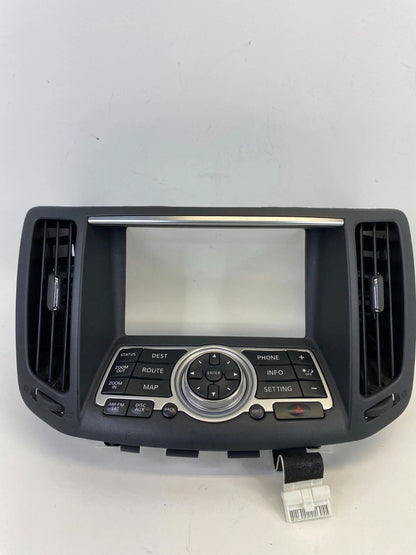 08-13 Infiniti G37 Dash Info Radio Player Navigation System Control Panel OEM