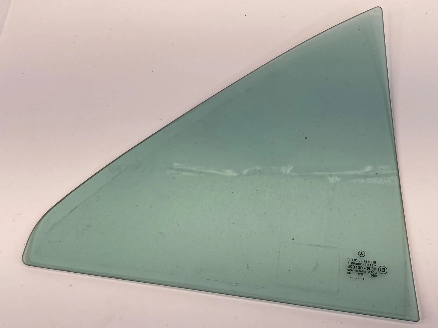 1998-2002 MERCEDES-BENZ E430 REAR LEFT BACK QUARTER VENT WINDOW /ONLY GLASS OEM