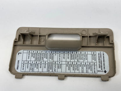2013-2015 NISSAN ALTIMA DASH LEFT FUSE RELAY BOX DOOR LID TRIM COVER 68964-3TA0A