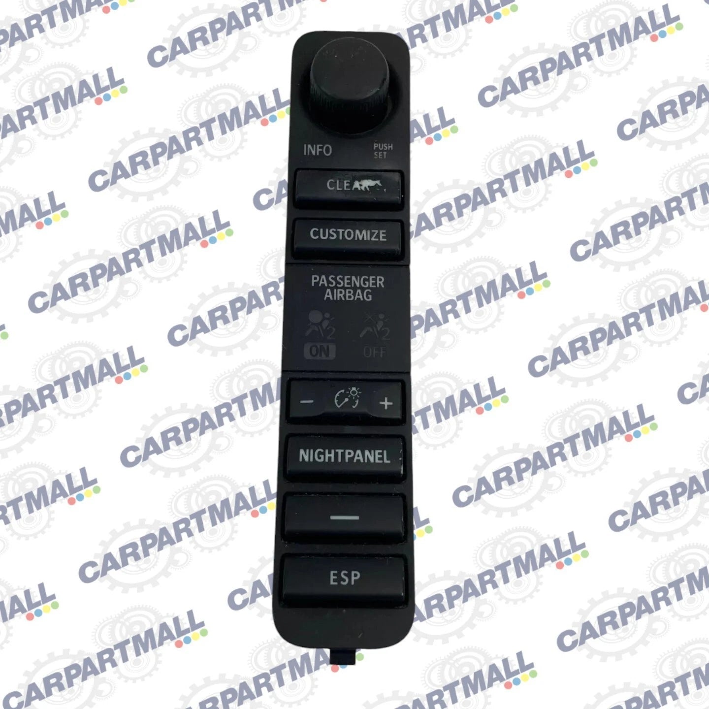 2006 2007 SAAB 9-3 93 SDN DASH CENTER INFO CONTROL DISPLAY SWITCH 12791252 OEM