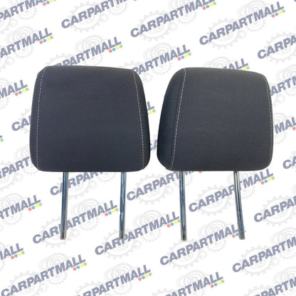 2012-2014 FORD FOCUS SEDAN FRONT LEFT & RIGHT SEAT HEADREST HEAD REST SET CLOTH