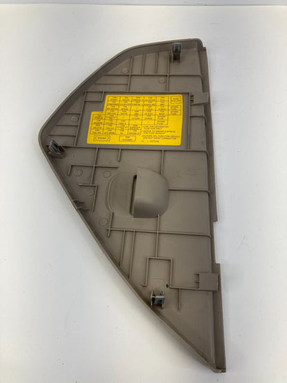 2005-2010 Kia Sportage Dash Left Side Fuse End Trim Cover Cap 84765-1F000 OEM