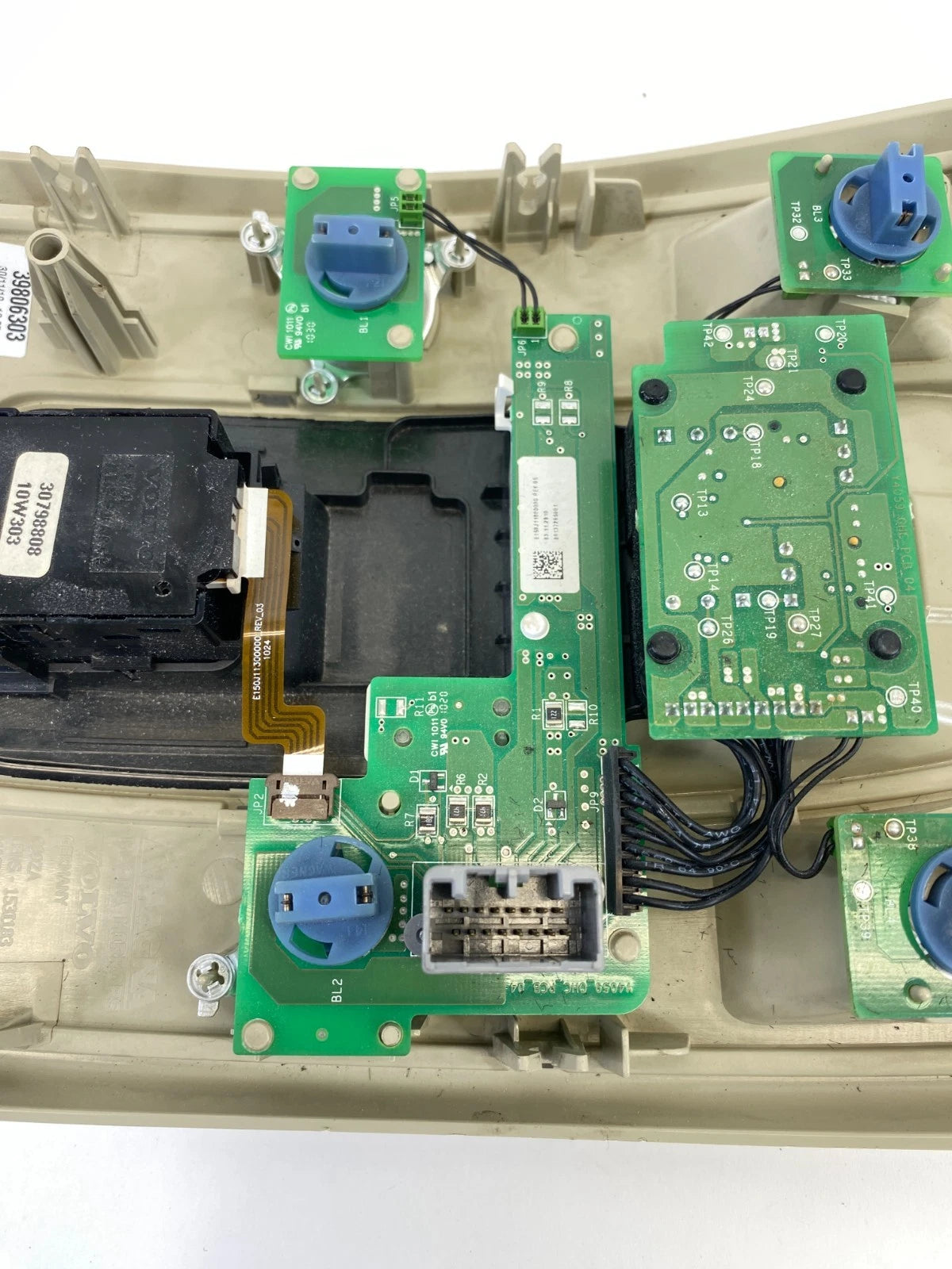 2011-2013 VOLVO S60 OVERHEAD CONSOLE DOME MAP LIGHT LAMP W/ SUNROOF SWITCH OEM