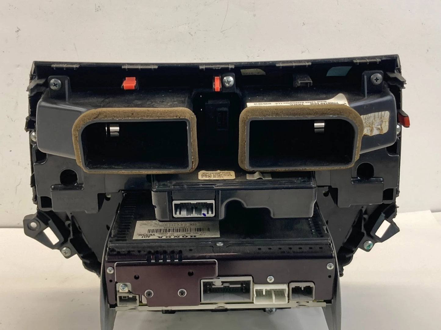 08-11 Honda Accord AM FM CD Player Radio Receiver W/ Air Vent 77260TA0A030 OEM