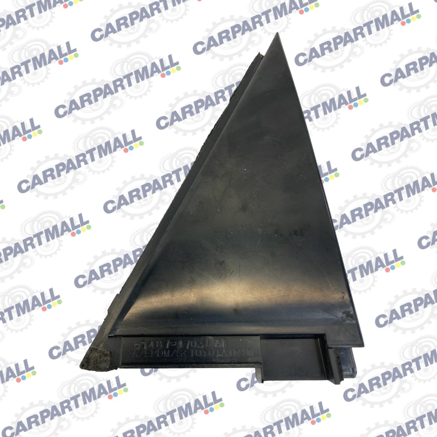 04-09 TOYOTA PRIUS REAR RIGHT SIDE DOOR INTERIOR CORNER COVER 67487-47031 OEM