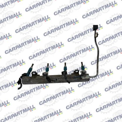 10-15 Toyota Prius 1.8L L4 AT Engine Fuel Injection Pipe Rail W/ Injectors OEM
