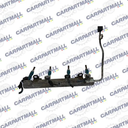 10-15 Toyota Prius 1.8L L4 AT Engine Fuel Injection Pipe Rail W/ Injectors OEM