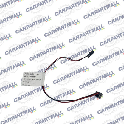 2010-2016 CADILLAC SRX HUSH PANEL LAMP LIGHT HARNESS WIRE WIRING 15855916 OEM