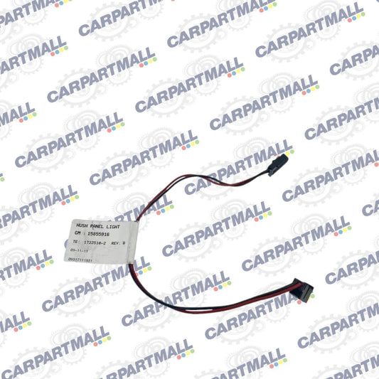 2010-2016 CADILLAC SRX HUSH PANEL LAMP LIGHT HARNESS WIRE WIRING 15855916 OEM