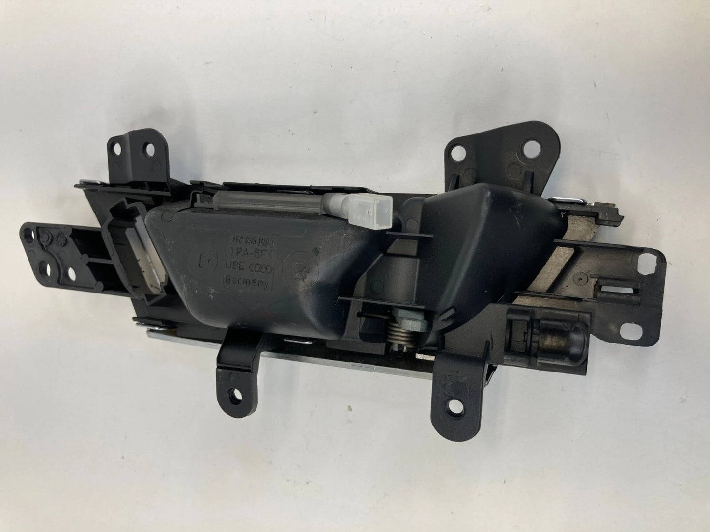 2005-2011 AUDI A6 REAR LEFT SIDE INTERIOR DOOR HANDLE W/ BEZEL 4F0839019G OEM