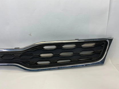 2012-2015 KIA RIO FRONT BUMPER CENTER UPPER GRILL GRILLE W/ SURROUND CHROME OEM