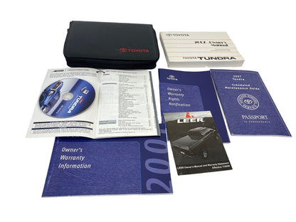 2007 Toyota Tundra Owners Manual Information Warranty Guide Book Set w Case