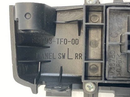 09-13 HONDA FIT REAR LEFT BACK SIDE DOOR WINDOW SWITCH W/BEZEL 83793-TF0-00 OEM
