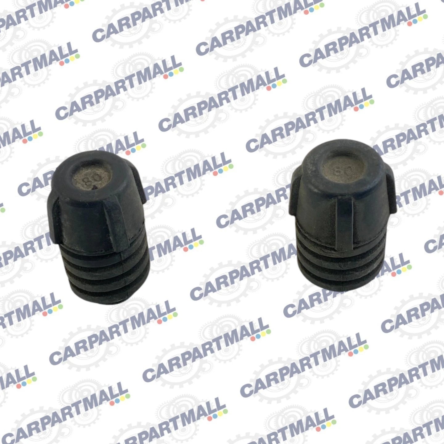 2002-2005 HONDA CIVIC FRONT HOOD ADJUSTMENT RUBBER BUMPER STOP SET PAIR OEM