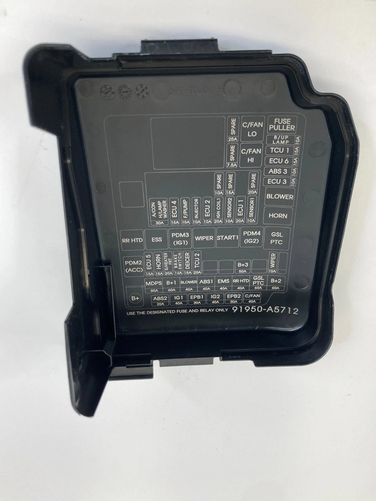 2013-2015 Hyundai Elantra GT Engine Compartment Fuse Box Cap Cover Lid Assy OEM