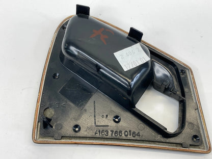 2000-2003 MERCEDES-BENZ ML 320 FRONT LEFT INTERIOR DOOR HANDLE BEZEL A1637660164