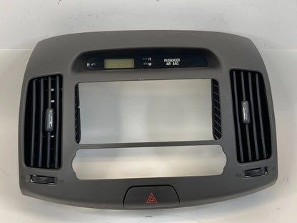 2007-2010 HYUNDAI ELANTRA DASH RADIO FINISH PANEL VENT CLOCK TRIM 974202H000 OEM