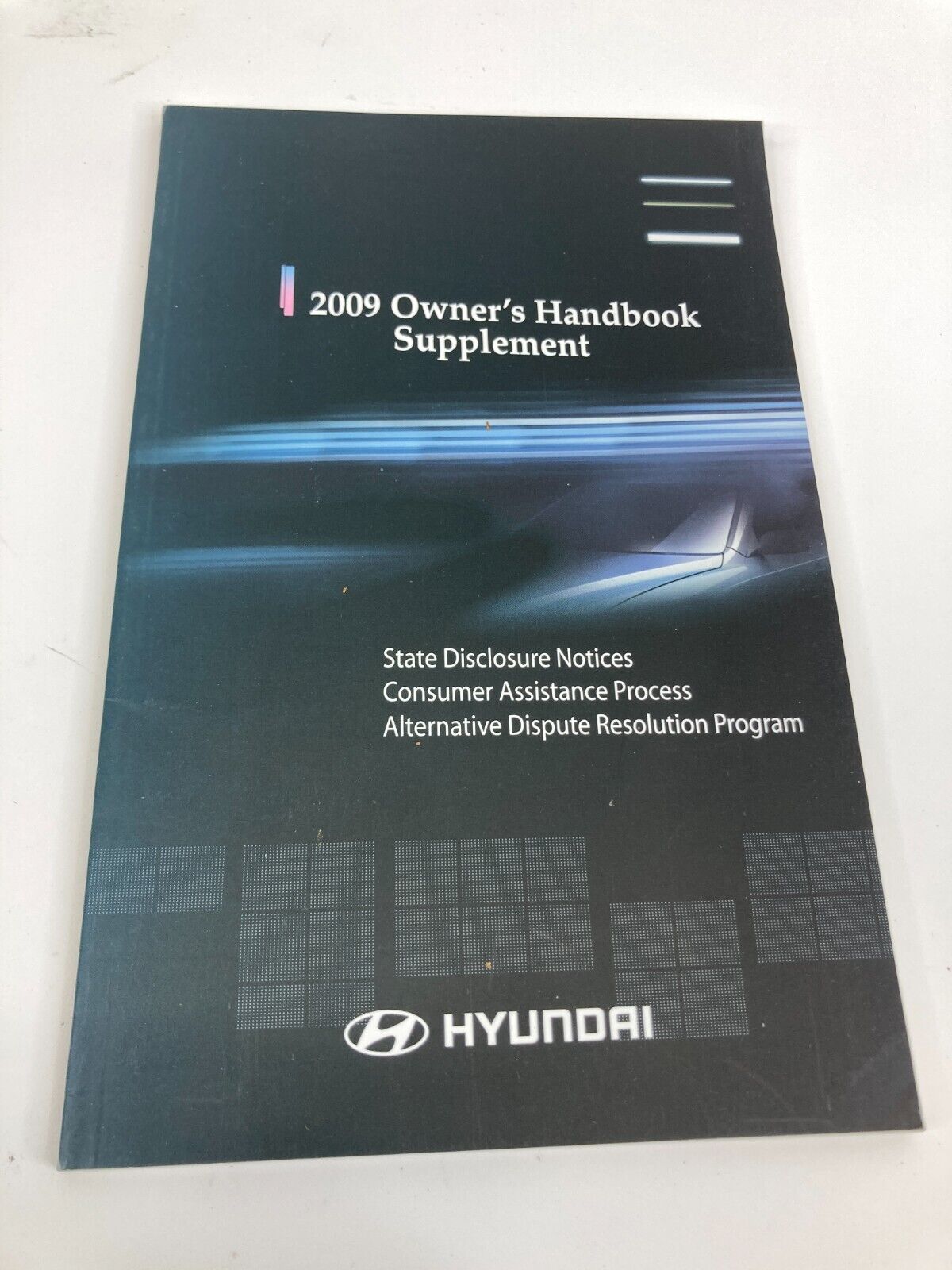 2009 Hyundai Elantra SEDAN Owner's Owners Manual Guide Warranty Information