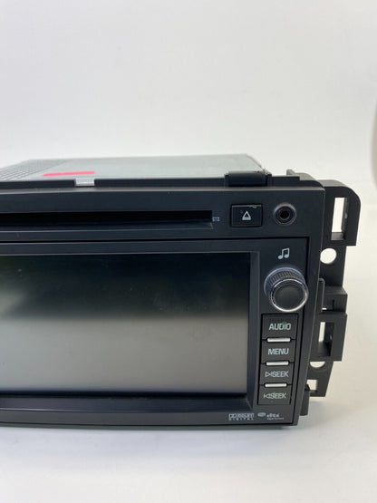 10-12 Buick Enclave Radio AM/FM CD DVD Disc Player Nav Display Screen 20900942