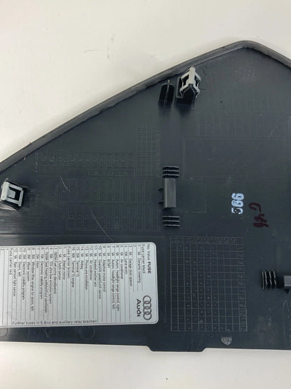 2012-2016 AUDI A4 QUATTRO DASH PANEL LEFT SIDE END CAP COVER 8K0-857-085-B OEM