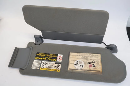 2004-2006 TOYOTA TUNDRA DOUBLE CAB SUN VISOR SET LEFT RIGHT DUAL PANEL GRAY OEM