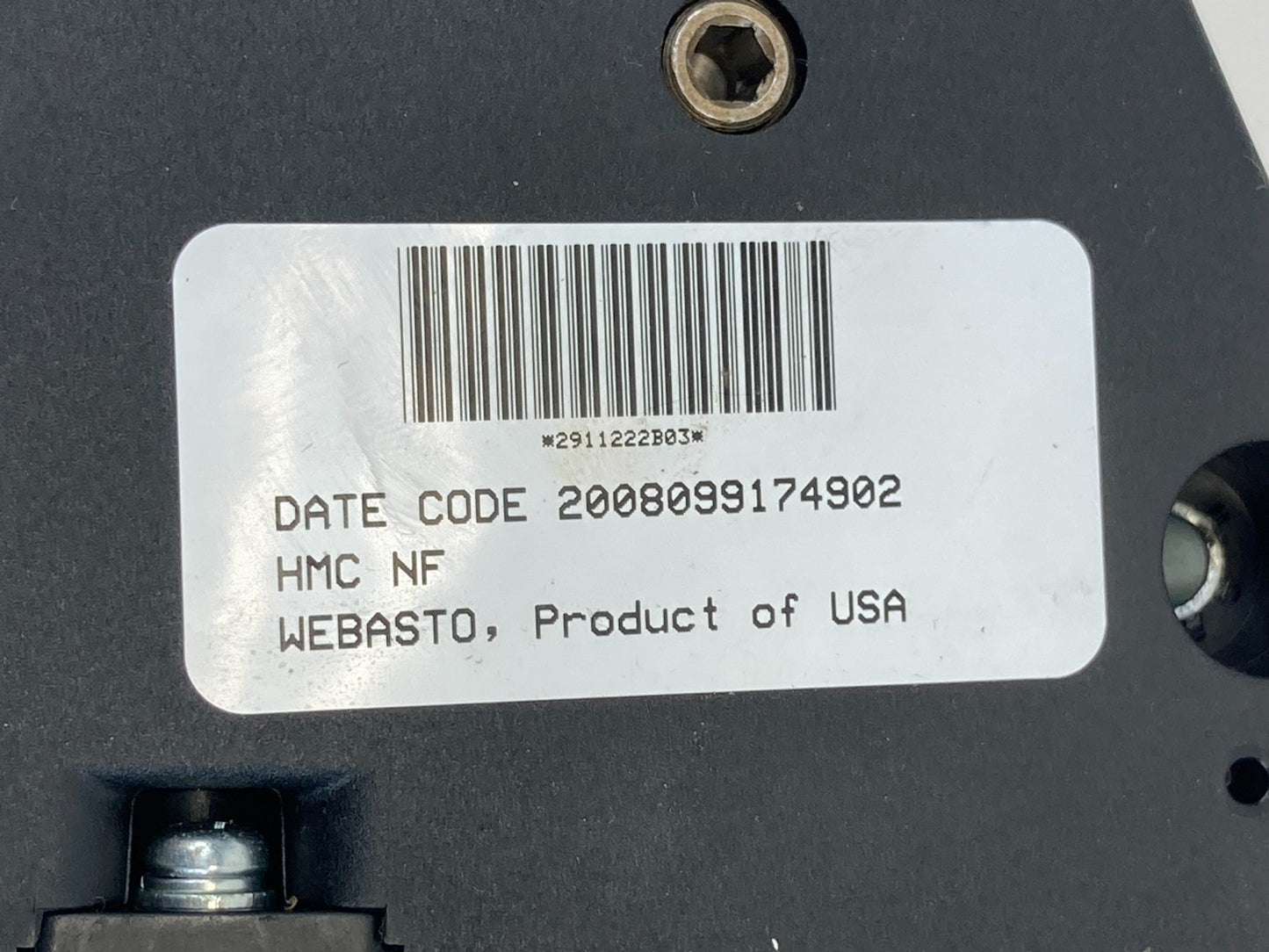 2006 2007 2008 2009 2010 Hyundai Sonata Sunroof Sun Roof Motor 0178101-AC OEM