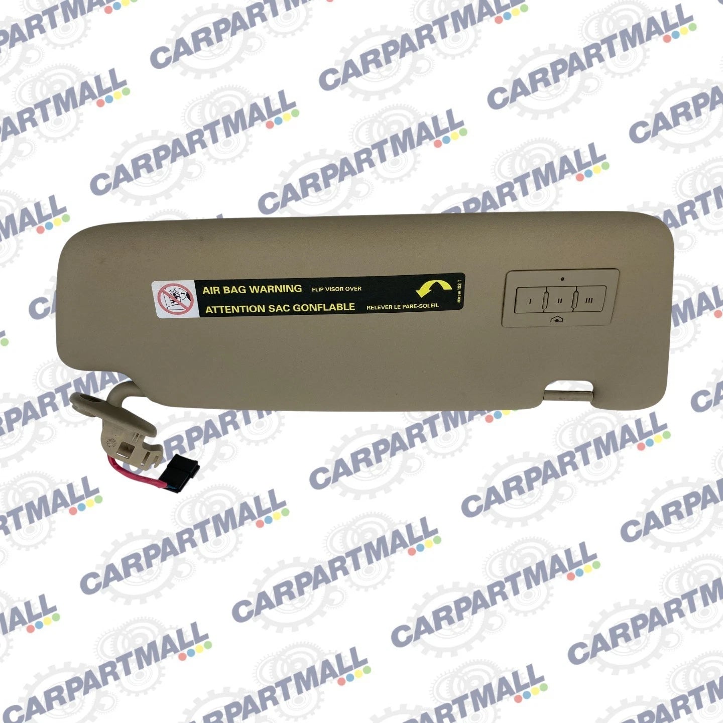 05-08 AUDI A4 QUATTRO FRONT LEFT LH DRIVER SIDE SUNVISOR SUN VISOR SHADE OEM