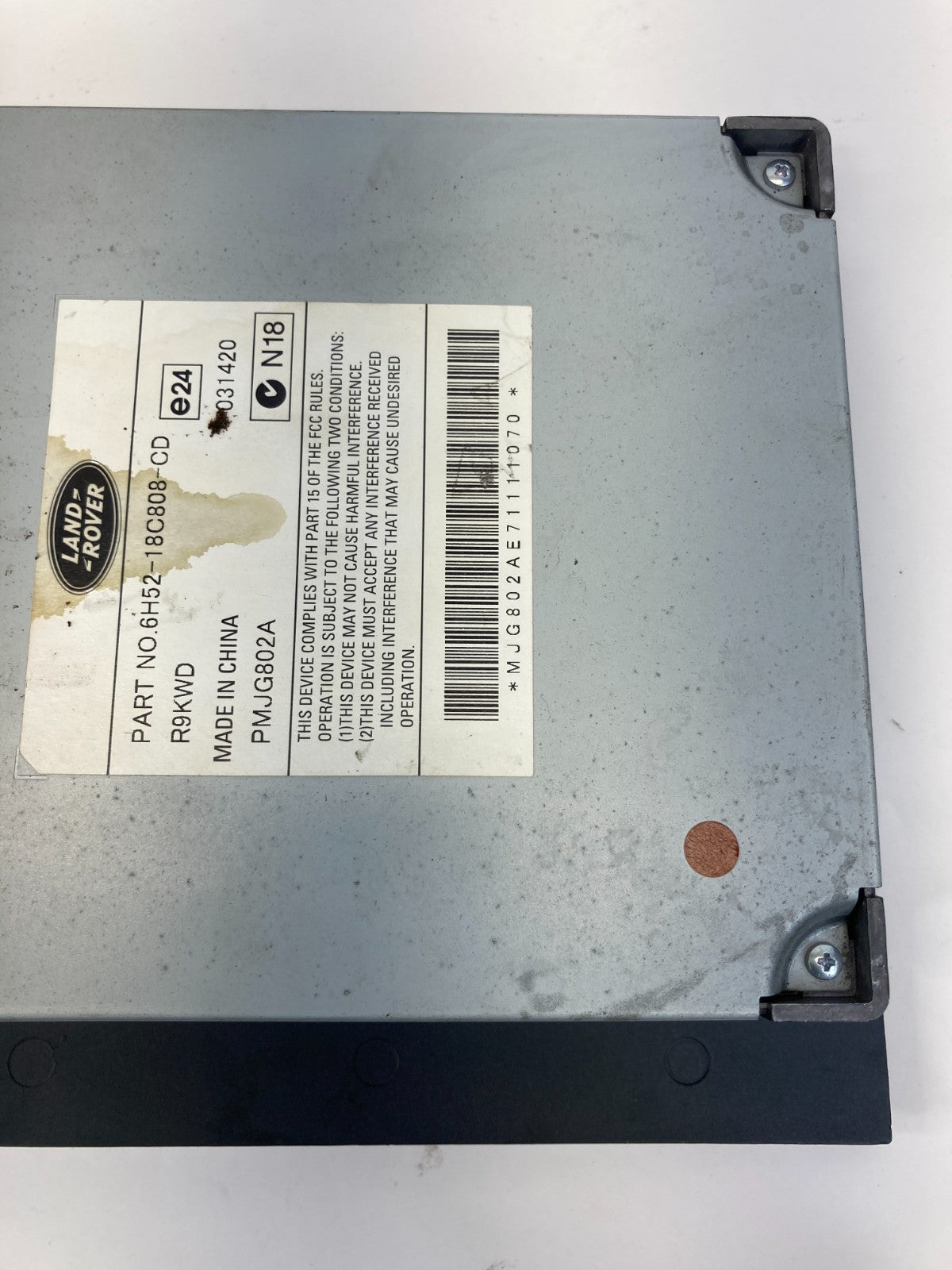 2009-2011 Jaguar XF 2010 2011 XFR Radio Audio Sound Amplifier AMP 6H52-18C808-CD