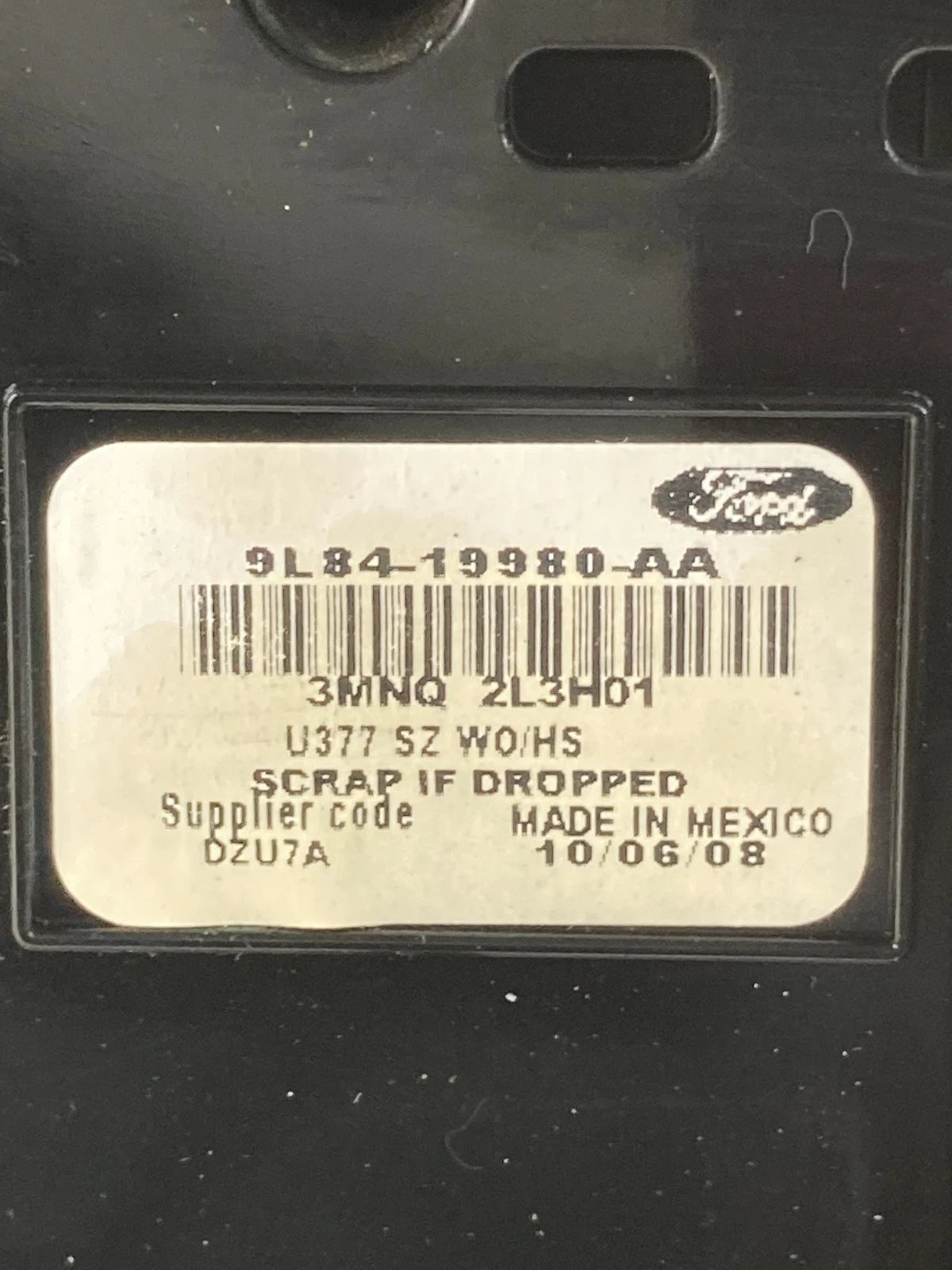 2009-2012 FORD ESCAPE RADIO STEREO CD PLAYER & CLIMATE CONTROL 9L8T-19C107-AB