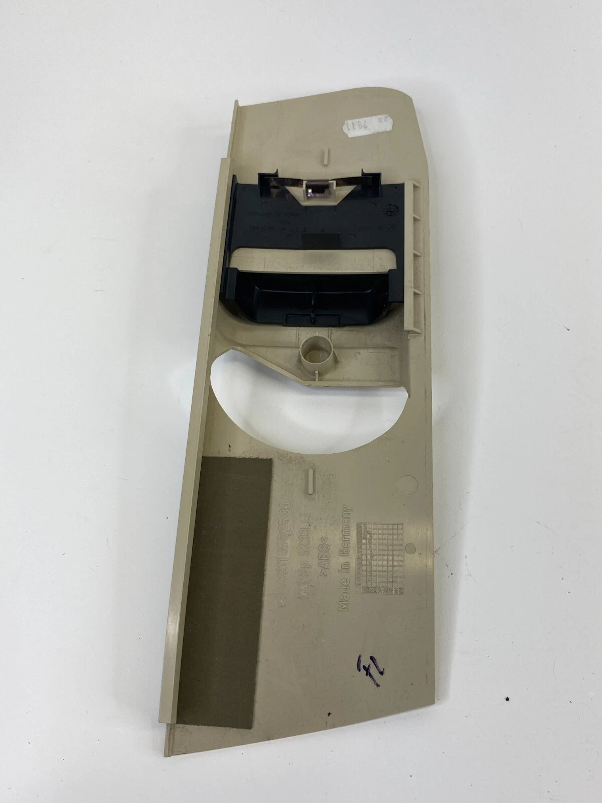 2003-2006 MERCEDES-BENZ E500 FRONT LEFT SIDE UPPER SEAT BELT ADJUSTENT TRIM OEM