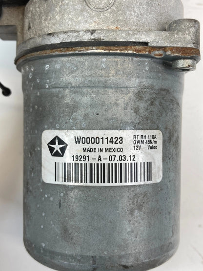 12 13 14 15 RAM C/V FRONT WINDSHIELD WIPER MOTOR ASSEMBLY W000011423 OEM