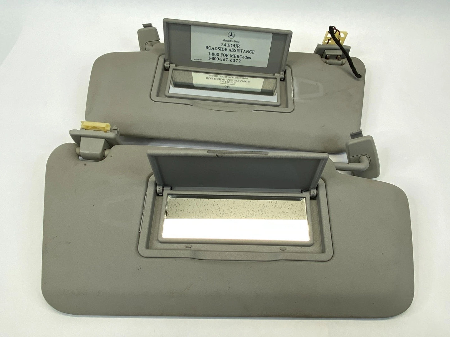 2010-2015 MERCEDES BENZ GLK350 LEFT & RIGHT SUN VISOR SUNVISOR SET W/ LIGHT OEM