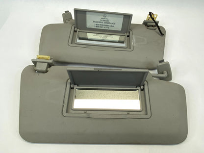 2010-2015 MERCEDES BENZ GLK350 LEFT & RIGHT SUN VISOR SUNVISOR SET W/ LIGHT OEM