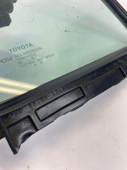 2009-2013 TOYOTA COROLLA REAR RIGHT PASSENGER SIDE QUARTER GLASS OEM 68188-02120