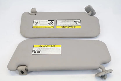2010-2013 KIA SOUL SUNVISOR LEFT & RIGHT SUN VISORS SET PAIR SHADE GRAY OEM