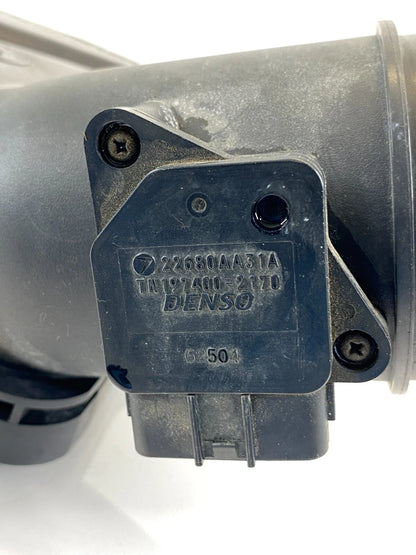 06 07 SUBARU B9 TRIBECA 3.0L UPPER AIR FILTER CLEANER BOX COVER W MAF SENSOR OEM