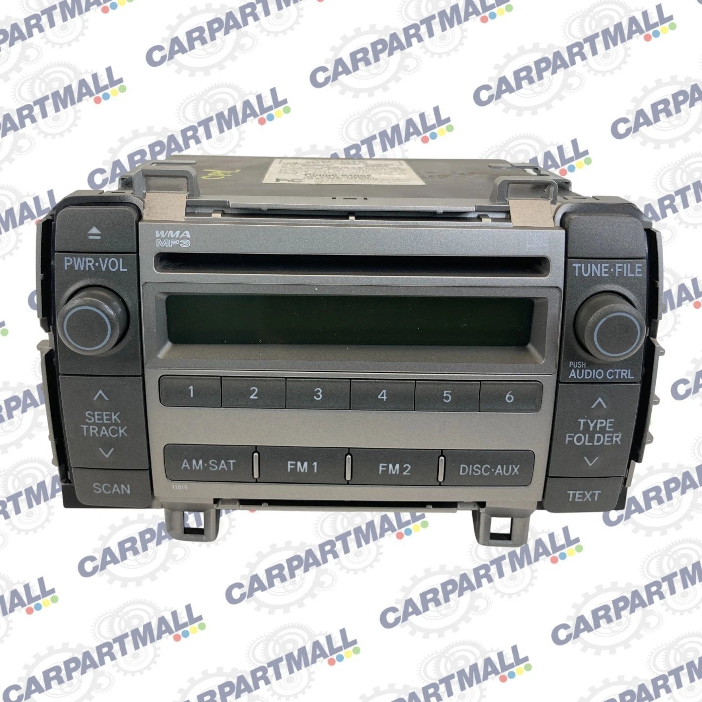 2009 2010 TOYOTA MATRIX RADIO AM/FM RECEIVER CD DISC PLAYER WMA MP3 86120-02710