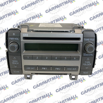 2009 2010 TOYOTA MATRIX RADIO AM/FM RECEIVER CD DISC PLAYER WMA MP3 86120-02710