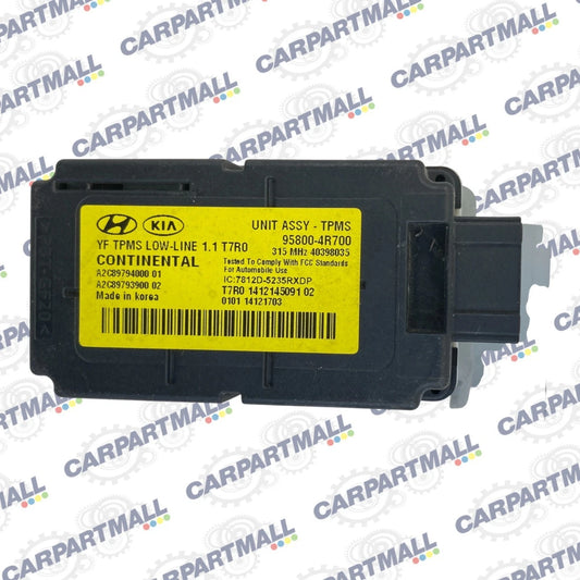 14 15 Hyundai Sonata Hybrid 2.4L A/T Tire Pressure Monitor Module 95800-4R700