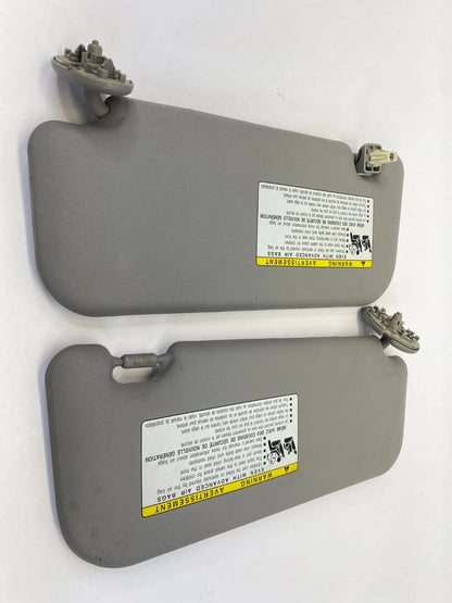 2006-2011 TOYOTA YARIS SUNVISOR SHADE LEFT & RIGHT LH RH PAIR SET GRAY