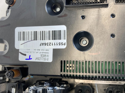 12-20 DODGE GRAND CARAVAN CLIMATE CONTROL TRIM BEZEL W/ AIR VENT P55111236AF OEM