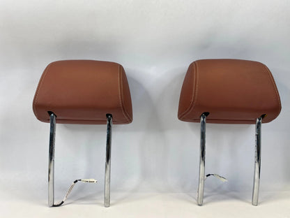 2011-2017 BMW X3 FRONT LEFT AND RIGHT HEADREST HEAD REST PAIR SET OEM