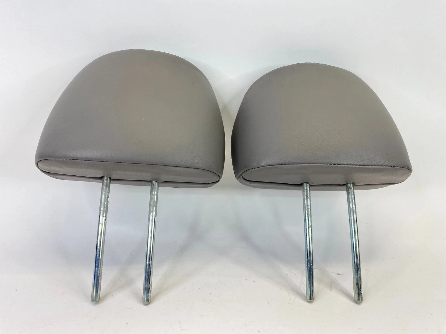 1999-2004 HONDA ODYSSEY EX-L FRONT SEAT HEADREST SET PAIR GREY LEATHER OEM