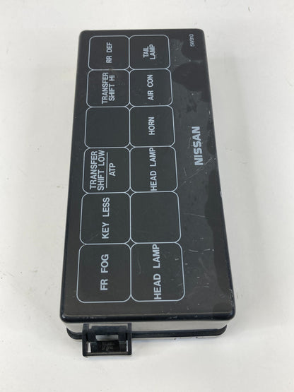 2001-2004 Nissan Pathfinder 3.5L A/T Under Hood Fuse Relay Box Cover Lid OEM