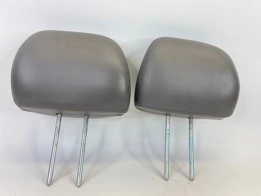1999-2004 HONDA ODYSSEY EX-L FRONT SEAT HEADREST SET PAIR GREY LEATHER OEM